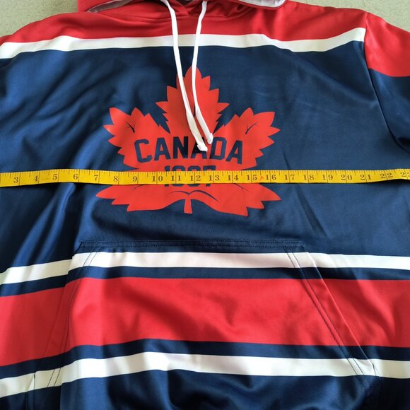 Calhoun Canadian maple leaf lined hoodie Size Large - Picture 6 of 8